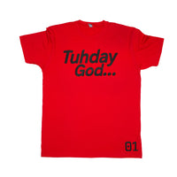 Tuhday God Red Tee